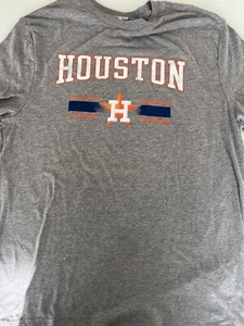T-shirt Houston Astros grigia marca merce originale taglia L S09 - Foto 1 di 7