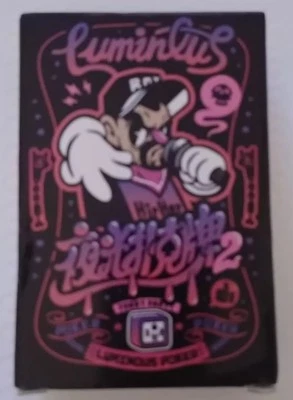 2018 Deck Luminous Poker Playing Cards Fluorescence Bar Nightclub Nights Game - Image 1 of 4