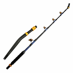 Bent Butt Fishing Rod 2Pc 180-210Lb 5'6" Trolling Rod Big Game Roller Boat Rods - Picture 1 of 6