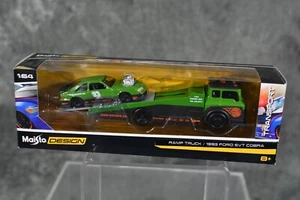 Maisto Design 1:64 Diecast Elite Transport 93 Ford SVT Cobra Mustang  Ramp Truck - Picture 1 of 3