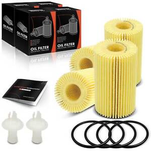 4x Engine Oil Filter for Toyota Tundra Land Cruiser Lexus IS500 LX570 GS F 10K
