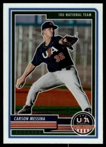 2023 Panini Stars & Stripes #10 Carson Messina Rookie Team USA - Picture 1 of 2