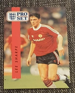 1990 Pro-Set EPL Lee Sharpe Trading Card - Manchester United - Defender/Midfield - Bild 1 von 1