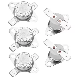 Temperature Control Switch Thermostat 185°C 10A N.C 6.3mm Pin 5 Pcs - Picture 1 of 4