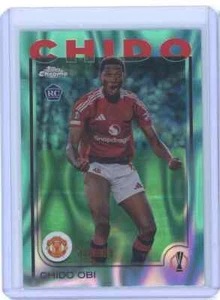 2024-25 TOPPS Cromo Chido Obi Novato RC Manchester United Aqua Lava/199 - Imagen 1 de 1