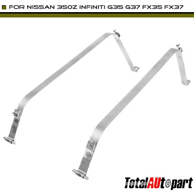 2x correas de tanque de combustible para Infiniti EX35 FX37 G25 M35 M35h Q40 QX70 Q70L 350Z DOHC Foto 1 de 4