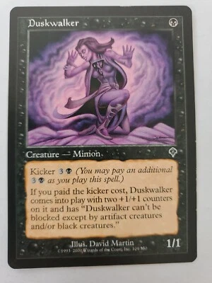 MTG Magic The Gathering Card Duskwalker Creature Minion Black Invasion 2000 - Image 1 of 2