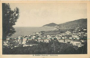 SANTA MARIA SALERNO ITALY OLD PANORAMIC POSTCARD VIEW - Picture 1 of 2