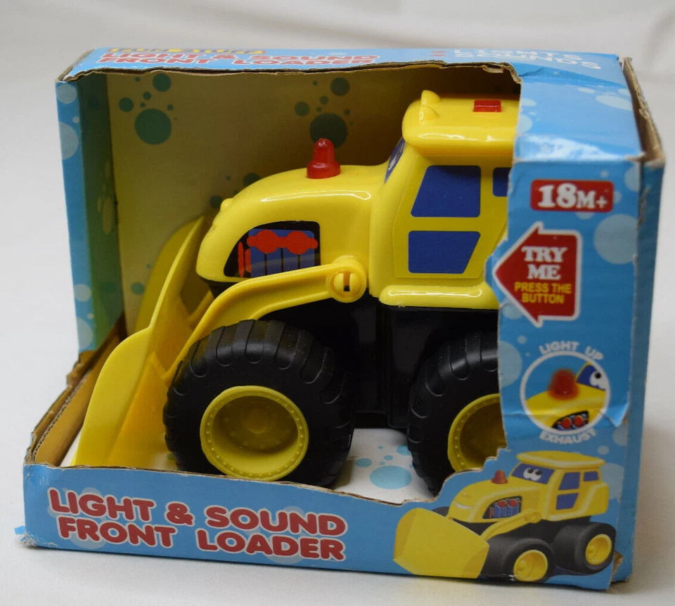 Fun Stuff Light & Sound Front Loader Toy Vehicle 18 Months + - Image 1 of 4