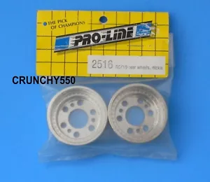 Associated RC10 Rear Wheel Covers Plated Chrome (2) Proline 2516 Vintage RC Part - Picture 1 of 1