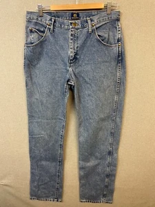 Wrangler Jeans Cowboy Cut W33 L34 Mens Blue 47MWZ Regular Fit Denim - Picture 1 of 8