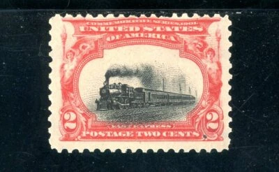 USAstamps Unused FVF US 1901 Pan-American Low Train Scott 295 OG MHR - Image 1 of 2