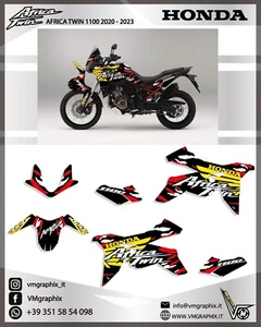 Africa Twin CRF 1100L Grafik Kit 2020 - 2023 Sticker/Stickers/Decal - Bild 1 von 1
