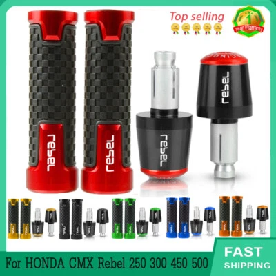 Ручки торцевые заглушки для руля мотоцикла HONDA CMX Rebel 250 300 450 500 - Изображение 1 из 4