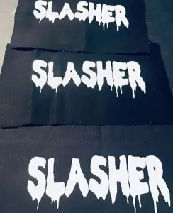 Slasher horror movie sew on patch 80s slasher horror movie - Picture 1 of 1