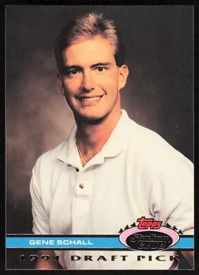 1992 Stadium Club Dome #165 Gene Schall Philadelphia Phillies - Image 1 of 2