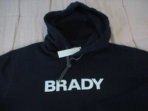 Brady Brand Pullover Fleece Hoodie Sweatshirt, NWT - Men’s L - Black, $95 - Picture 1 of 12