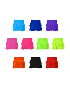 Girls Ra Ra Skirt Tutu Style Layered Ruffle Party Dance Fancy Dress - Ages 5-13 - Picture 1 of 38
