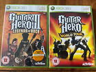 Xbox 360 Guitar Hero Bundle Including Both Manuals Free Postage Discs Good Cond