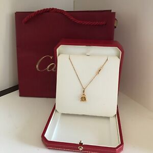 Cartier charm orsetto Baby Bear necklace collana oro giallo 750