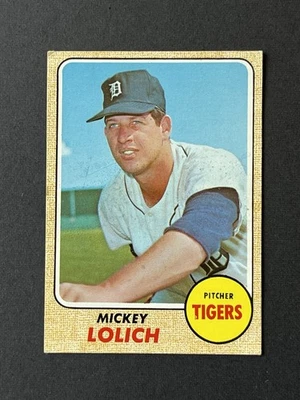 1968 Topps - Mickey Lolich #414 Detroit Tigers Wax On Front - Image 1 of 2