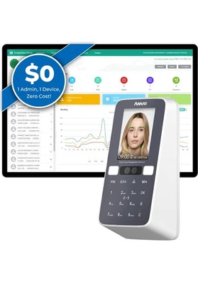 ANVIZ Relojes de Tiempo para Empleados Pequeña Empresa CX5 Reloj Salida Máquina Cara Foto 1 de 4