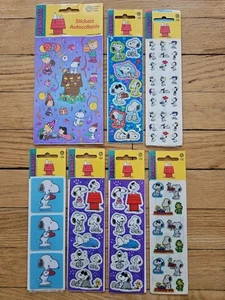 Lote Pegatinas De Colección Nuevo de Lote Antiguo Peanuts Snoopy Lámina Terciopelo León Arenoso 9 Hojas Nuevo de Lote Antiguo - Imagen 1 de 7