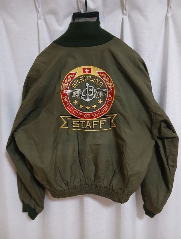 Breitling World Cup Aerobatic staff Flight jacket Rare Collectable From Japan - Image 1 of 4