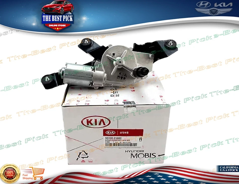 ⭐ OEM ⭐ ⭐ GENUINE ⭐ REAR WIPER MOTOR 98700C5000 KIA SORENTO 2016-2020 - Image 1 of 4