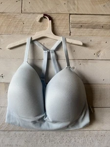 All In Motion Women's Medium Support Longline Sport Bra Light Blue Size XX LARGE - Picture 1 of 3