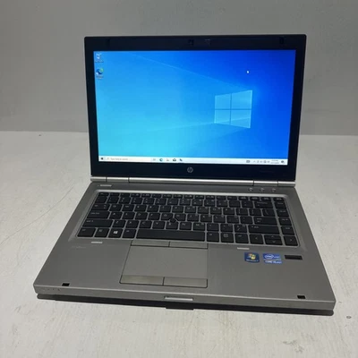 Hp Elitebook 8470p 14" Laptop i5-3360m 16gb Ram 180gb SSD Windows 10 H No P/S - Image 1 of 4