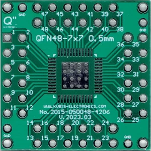 QFN48-7x7, LFCSP48-7x7, TQFN48-7x7, VQFN48-7x7 0.50mm(0.02") to 4 x IDC2x6 [AU] - Picture 1 of 2