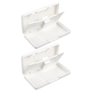 2 pezzi Custodia per ance: Scatola di immagazzinaggio per oboe 6 slot Supporto Protector per viaggi Woodwind - Foto 1 di 12