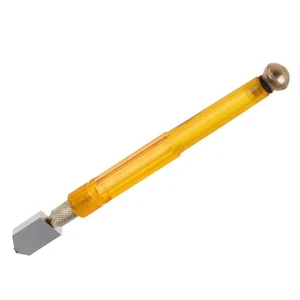 Glass Cutter Diamond Roller 170mm Diamond Alloy Plastic Yellow High Quality - Picture 1 of 9