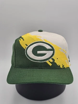 De colección Green Bay Packers NFL Logo Atlético Mezcla de Lana Splash Sombrero Deportivo Snapback Foto 1 de 4