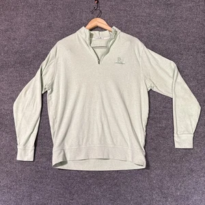 Peter Miller 1/4 Zip Pullover Grün LochenHeath Logo - Bild 1 von 7