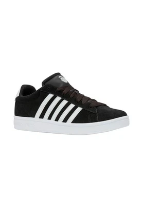 K-SWISS Court Tiebreak II SDE Herren Leder Sneaker Schuhe 09492-013 schwarz