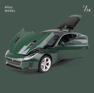 1:32 Jaguar F-Type Coupe Diecast Model Car With Lights