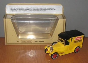 Matchbox Yesteryear Y5 Talbot Van Langendorf Code 3 produziert von A Armstrong - Bild 1 von 8