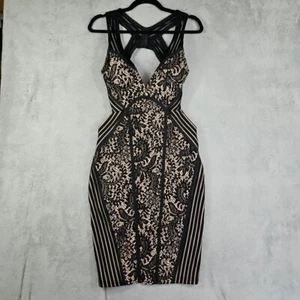 Wow Couture Cage Sexy Sleeveless Bodycon Bandage Party Club Dress Size Large - Picture 1 of 16