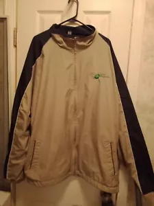 Quest Diagnostics Tan Windbreaker Jacket Size XXXL - Picture 1 of 9