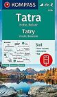 KOMPASS Wanderkarte Tatra Hohe, Belaer, Tatry, Vyso... | Buch | Zustand sehr gut