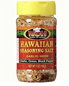 NOH Foods of Hawaii GARLIC HERB Hawaiian Seasoning Salt 7 oz (pack Of 6 Bottles) - Picture 1 of 1