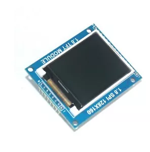 10 Stck. Mini 1,8 Zoll seriell SPI TFT LCD Modul Display mit Leiterplattenadapter ST7735B - Bild 1 von 2