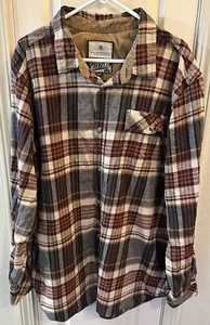 Legendary Whitetails Men’s 2XLT Red Plaid Long Sleeve Full Button Flannel Shirt - Picture 1 of 5