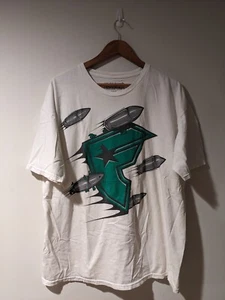 Vintage Famous Stars and Straps Bullets White X-Large T-Shirt - Picture 1 of 10