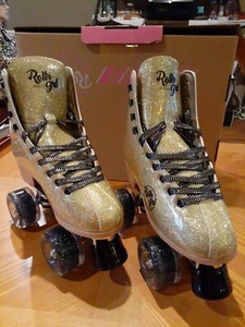 Roller Girl Women's Glitter Roller Skates Size 8 Aluminum Plate-New - Picture 1 of 5