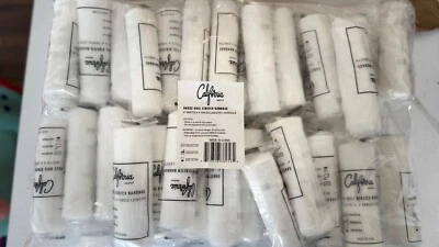 California Basics 48Ct Gauze Bandage Rolls & Medical Tape 4" x 4 Yards First Aid