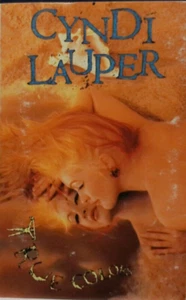 CYNDI LAUPER--TRUE COLORS, USED AUDIO CASSETTE WITH LYRICS, PASSED OUR PLAY TEST - Picture 1 of 4