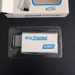 Wii HDMI 720.1080P HD adaptateur convertisseur wii vers hdmi nintendo compatible - Imagen 1 de 1